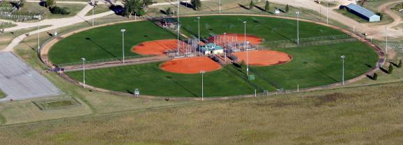 Recreation Park is the location of this Softball 4-Plex built in 1992